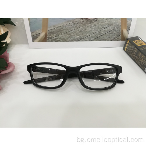 UV400 квадратни пълни рамки оптични очила на едро